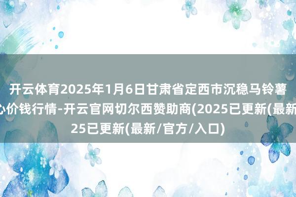 开云体育2025年1月6日甘肃省定西市沉稳马铃薯抽象交游中心价钱行情-开云官网切尔西赞助商(2025已更新(最新/官方/入口)