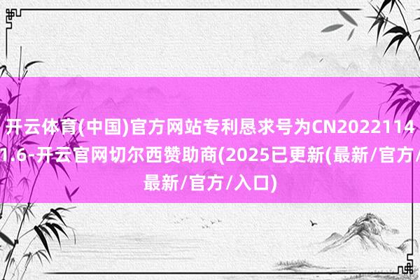 开云体育(中国)官方网站专利恳求号为CN202211418631.6-开云官网切尔西赞助商(2025已更新(最新/官方/入口)