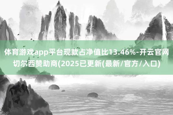 体育游戏app平台现款占净值比13.46%-开云官网切尔西赞助商(2025已更新(最新/官方/入口)