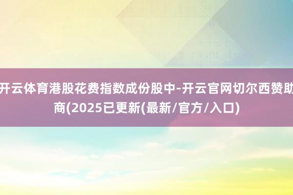 开云体育港股花费指数成份股中-开云官网切尔西赞助商(2025已更新(最新/官方/入口)
