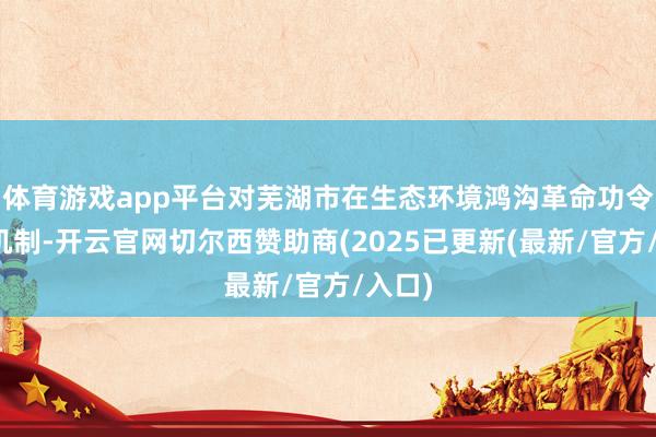 体育游戏app平台对芜湖市在生态环境鸿沟革命功令监管机制-开云官网切尔西赞助商(2025已更新(最新/官方/入口)
